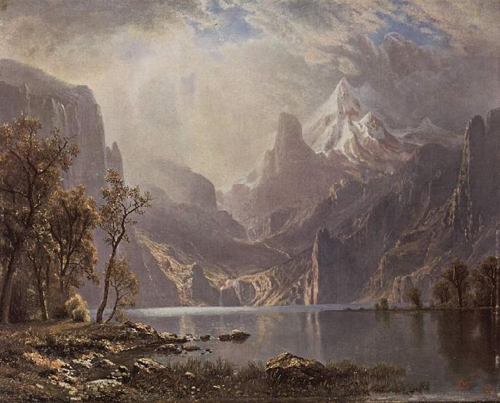 Albert Bierstadt In the Sierras oil painting picture